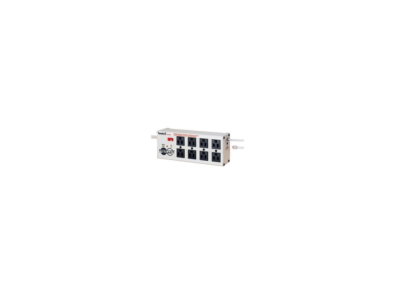 Tripp Lite ISOTEL8ULTRA 8 Outlets 3840 Joules 12' Cord with Tel/DSL Isobar Premium Surge Suppressor