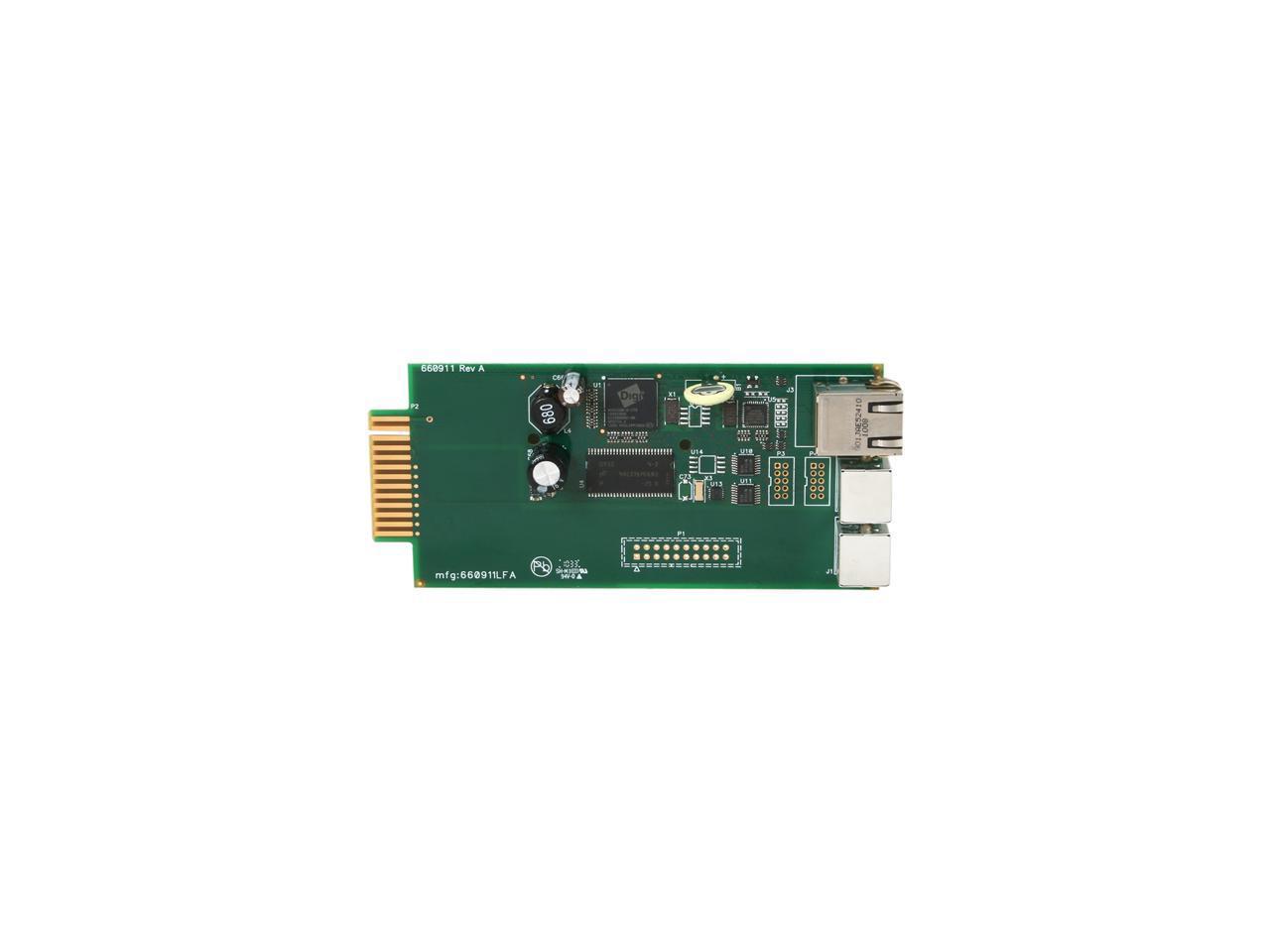 Tripp Lite SNMP/Web Management Accessory Card, Remote Monitoring & Control of SmartPro or SmartOnline UPS Systems (SNMPWEBCARD)