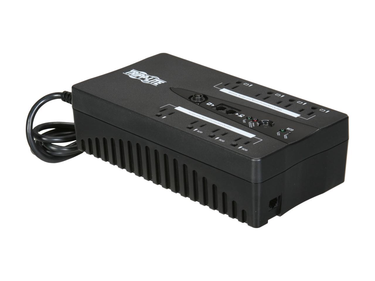 Tripp Lite ECO550UPS Energy Saving Green 550 VA 300 Watts 8 Outlets Standby UPS for PCs