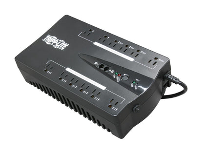 Tripp Lite 750 VA UPS Battery Backup, 450 Watts Eco Green, USB, RJ11, 12 Outlets (ECO750UPS)
