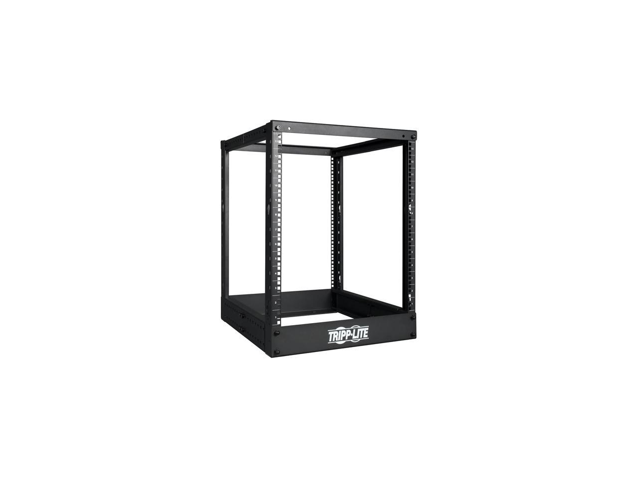 Tripp Lite SR4POST13 13U 4-Post SmartRack Open Frame Rack - Organize and Secure Network Rack Equipment