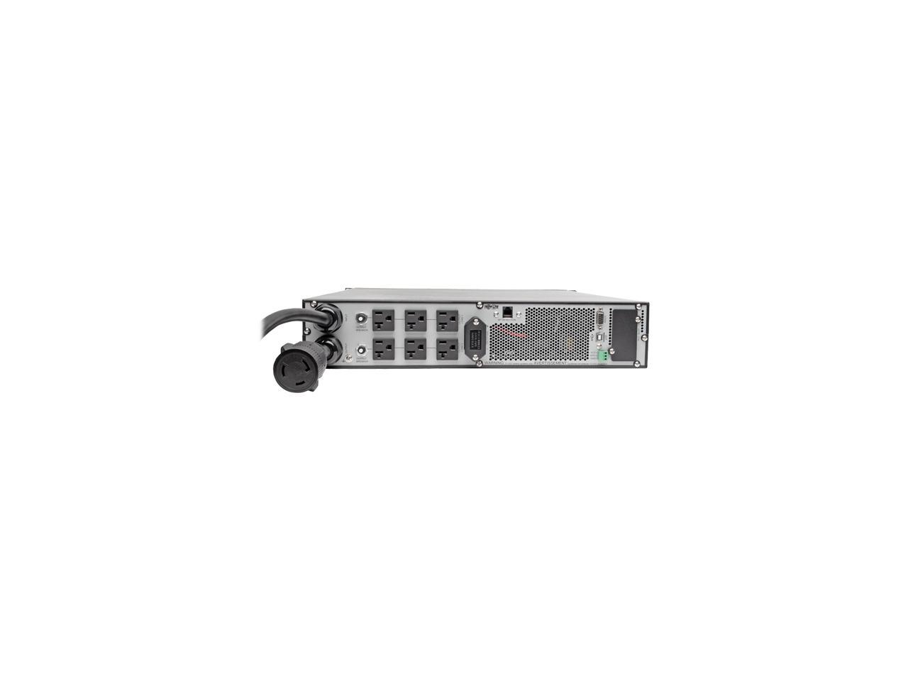 Tripp Lite SmartOnline 120V 3 kVA 2.7 kWatts On-Line Double-Conversion UPS, 2U Rack / Tower, Extended Run, Network Card Option, ENERGY STAR (SU3000RTXL2U)