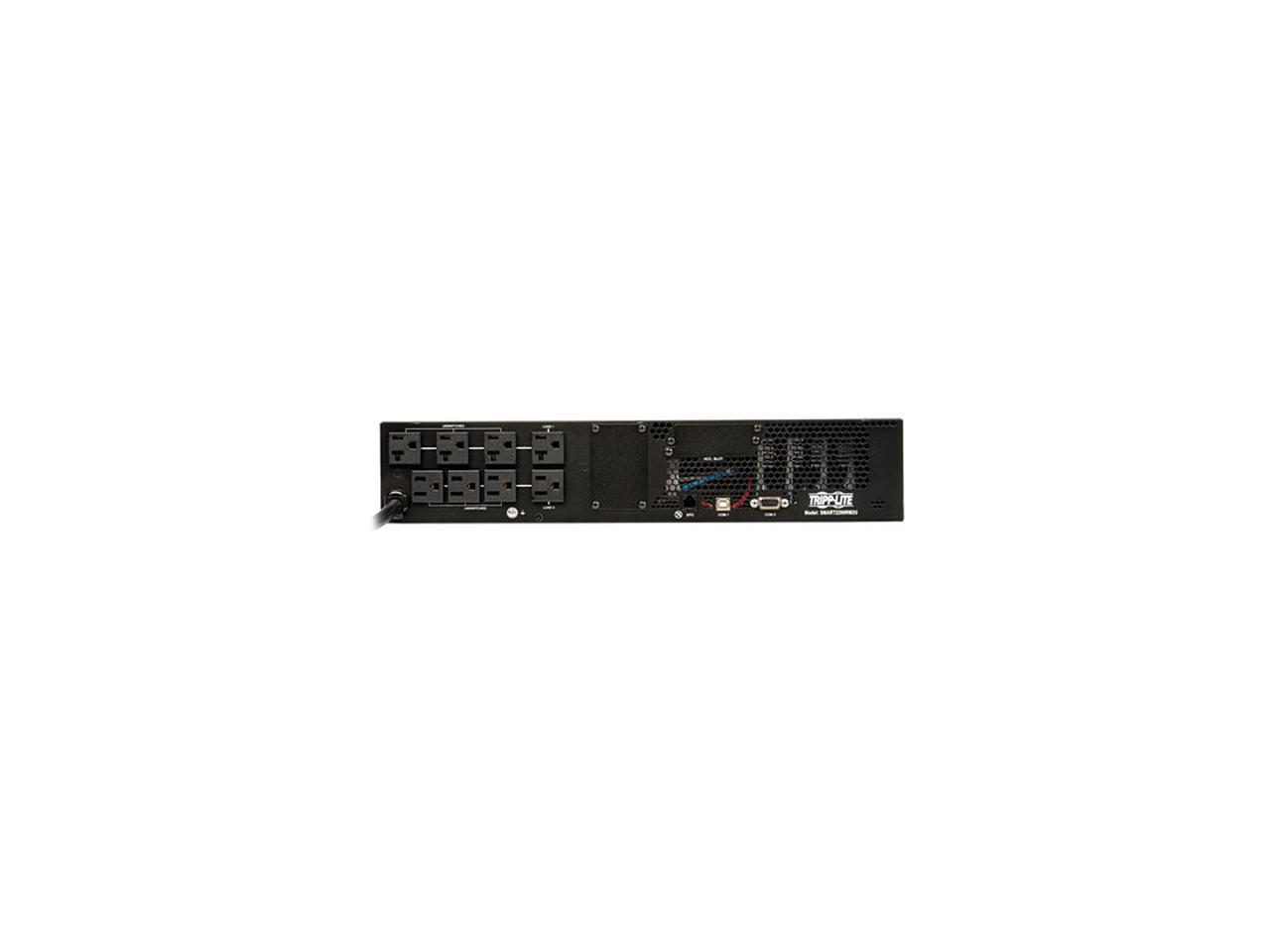 Tripp Lite SMART2200RM2U 2200VA 1920W UPS Smart Rackmount AVR LCD 120V USB DB9 SNMP 2URM, 8 Outlets