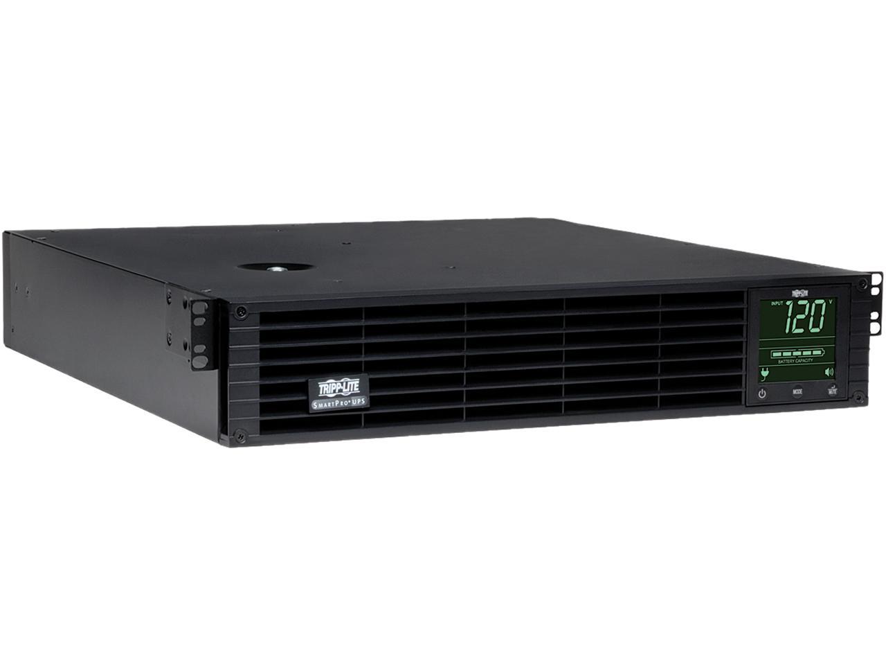 Tripp Lite SMART3000RMXL2U 3000VA 2880W UPS Smart Rackmount AVR LCD 120V USB DB9 SNMP 2URM, 9 Outlets