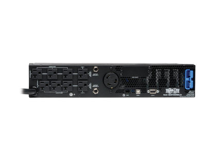Tripp Lite SMART3000RMXL2U 3000VA 2880W UPS Smart Rackmount AVR LCD 120V USB DB9 SNMP 2URM, 9 Outlets