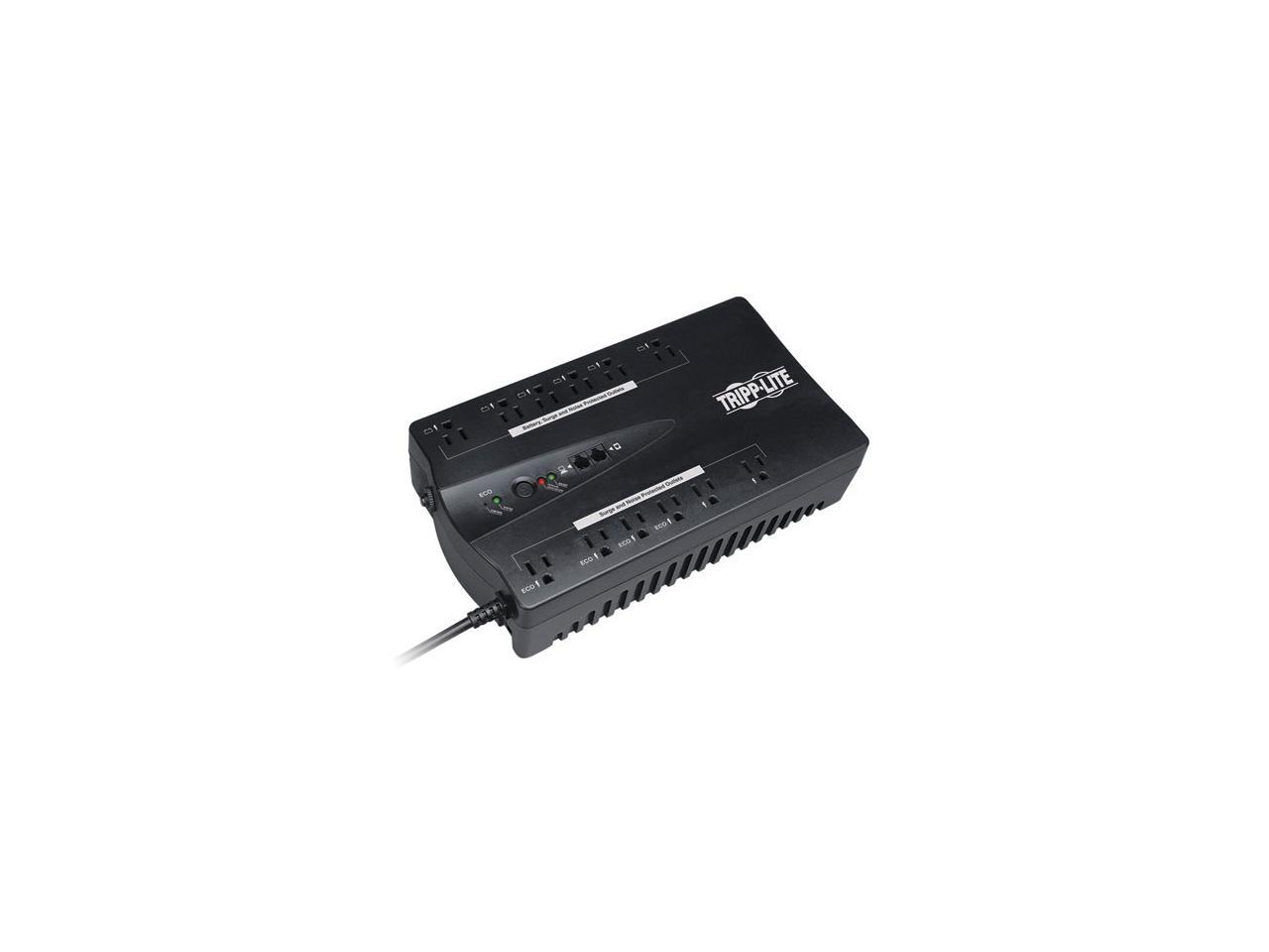 Tripp Lite ECO750UPSTAA Energy Saving Green 750 VA 450 Watts 12 Outlets Standby UPS TAA / GSA Compliant