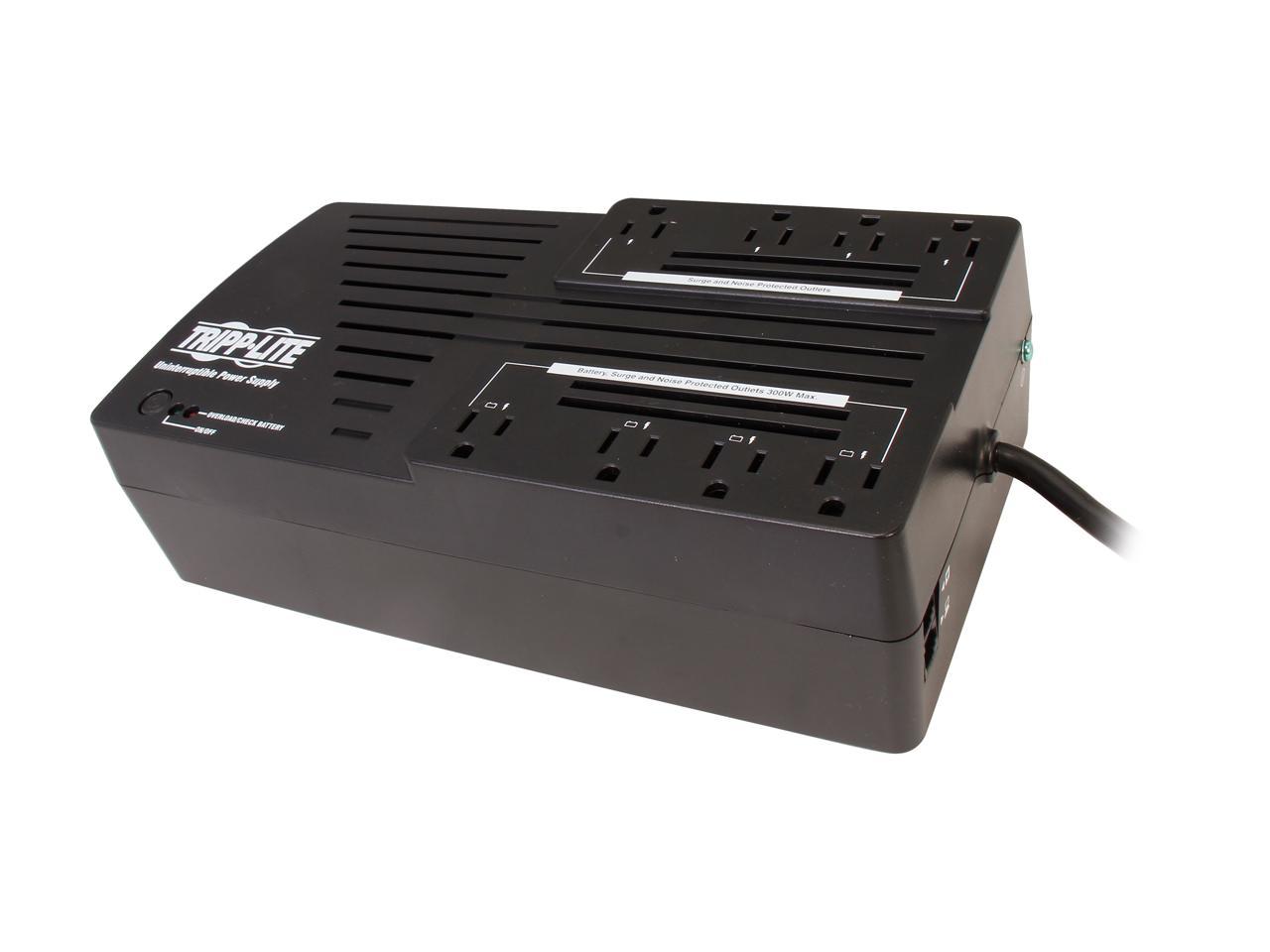 TRIPP LITE AVR700U 700 VA 350 Watts 8 5-15R Outlets Line-interactive 700 VA/350 W Desktop UPS
