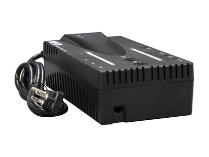 Tripp Lite 650 VA UPS Battery Backup, LCD, 325 Watts Eco Green, USB, RJ11, 8 Outlets (ECO650LCD)