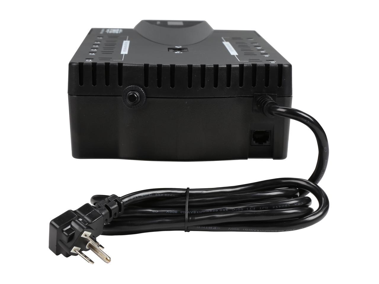 Tripp Lite 850 VA UPS Battery Backup, LCD, 425 Watts Eco Green, USB, RJ11, 12 Outlets (ECO850LCD)