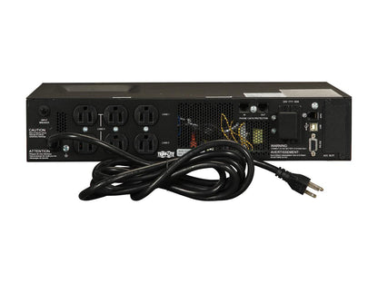 TRIPP LITE SMARTONLINE Series SU1000RTXLCD2U 1000 VA 900 Watts 6 Outlets On-Line Double-Conversion UPS, 2U Rack/Tower, Interactive LCD display