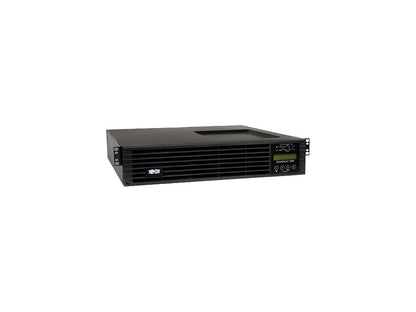Tripp Lite Smart Online 2.2kVA UPS Back Up, Double-Conversion, 120V 1.8kW 2U, Extended Run, Network Card Slot, LCD, USB, DB9 (SU220RTXLCD2U)