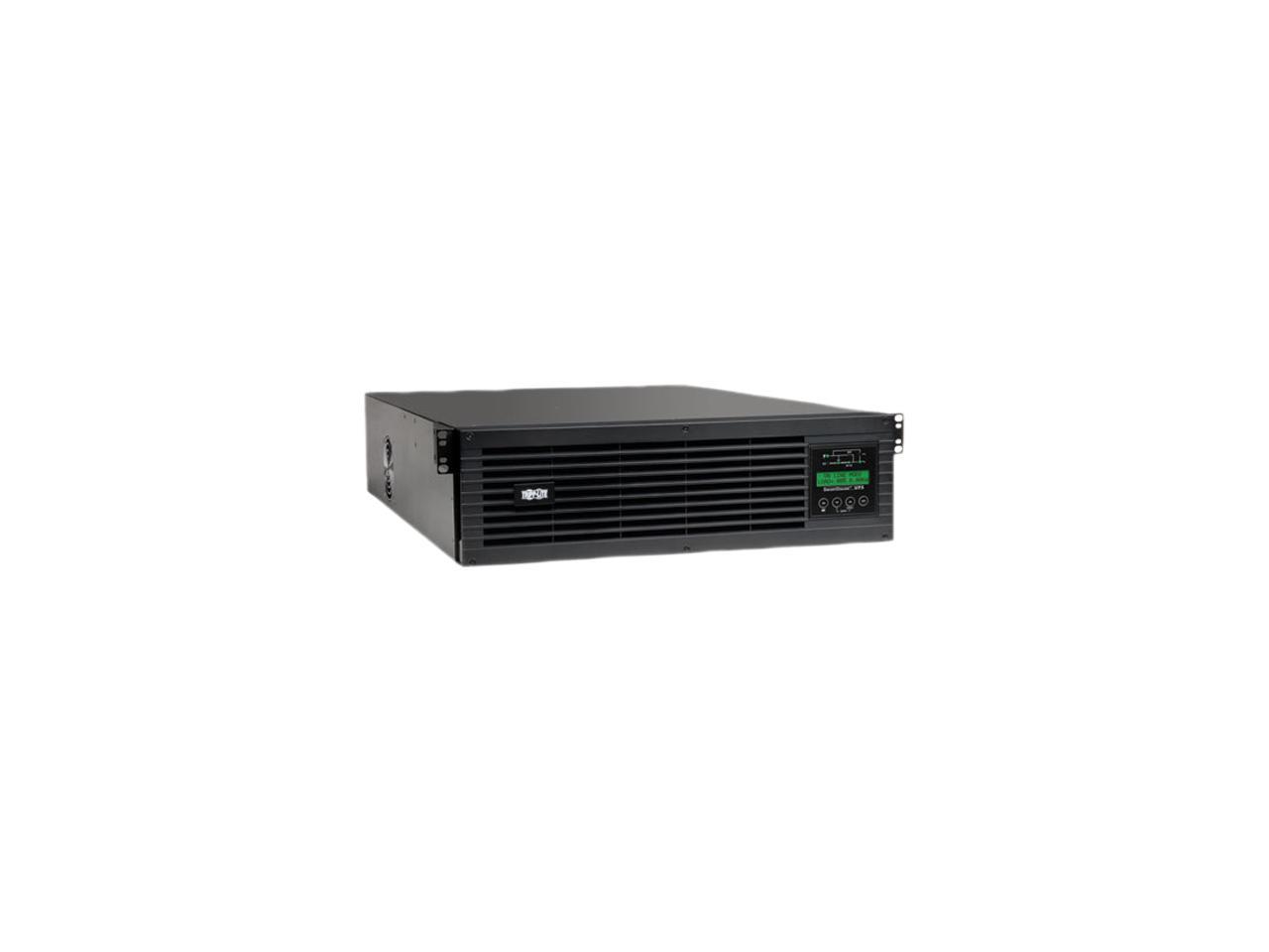TRIPP LITE SU3000RTXLCD3U 3000VA 2700W UPS Smart Online LCD Rackmount 100-120V USB 3URM RT