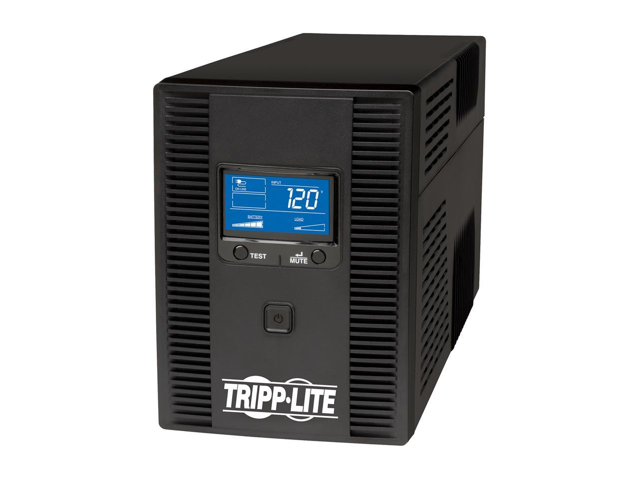 Tripp Lite SMART1500LCDT 1500 VA 900 W UPS Back Up Smart Tower LCD AVR 120V USB Coax RJ45