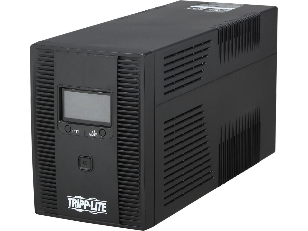 Tripp Lite OMNI1500LCDT 1500 VA 810 Watts Line-Interactive UPS Back Up, LCD, 120V Tower, LCD Display, USB Port