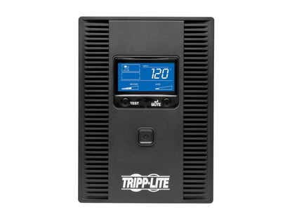 Tripp Lite OMNI1500LCDT 1500 VA 810 Watts Line-Interactive UPS Back Up, LCD, 120V Tower, LCD Display, USB Port