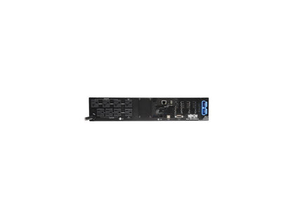 Tripp Lite SmartPro 120V 2.2 kVA 1.92 kWatts Line-Interactive Sine Wave UPS, 2U Rack / Tower, Extended Run, Pre-Installed WEBCARDLX Network Interface, LCD Display, USB, DB9 Serial (SMART2200RMXLN)