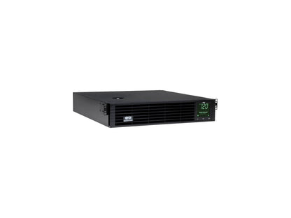 Tripp Lite SmartPro 120V 3 kVA 2.88 kWatts Line-Interactive Sine Wave UPS, 2U Rack / Tower, Extended Run, Pre-installed WEBCARDLX Network Interface, LCD Display, USB, DB9 Serial (SMART3000RMXLN)