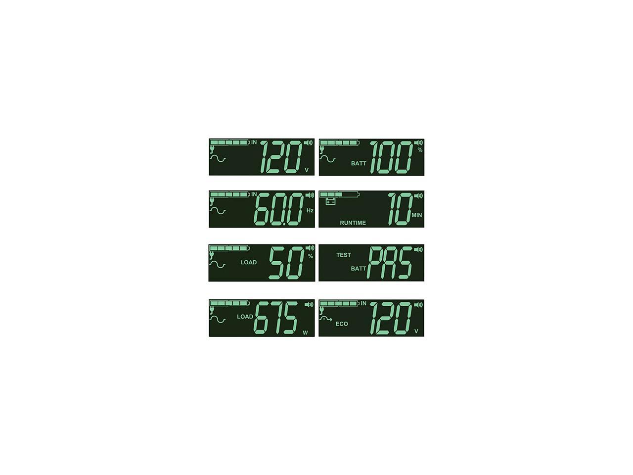 Tripp Lite SU1500XLCD 1500VA 1350W UPS Smart Online LCD Tower 120V USB DB9 SNMP