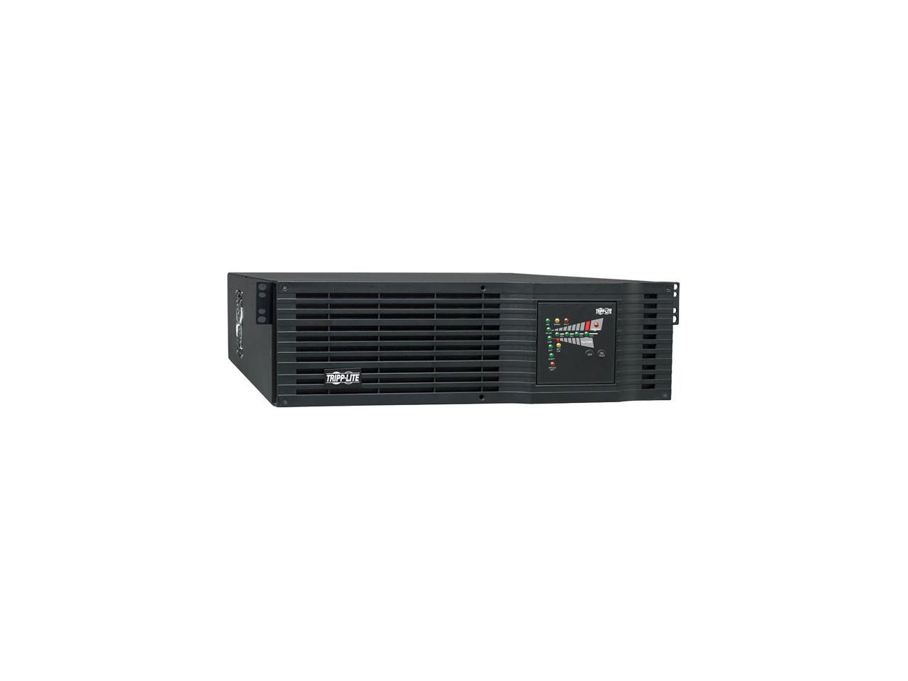 Tripp Lite SmartOnline 120V 3 kVA 2.4 kWatts On-Line Double-Conversion UPS, 3U Rack/Tower, Extended Run, WEBCARDLX Network Interface (SU3000RTXL3UN)