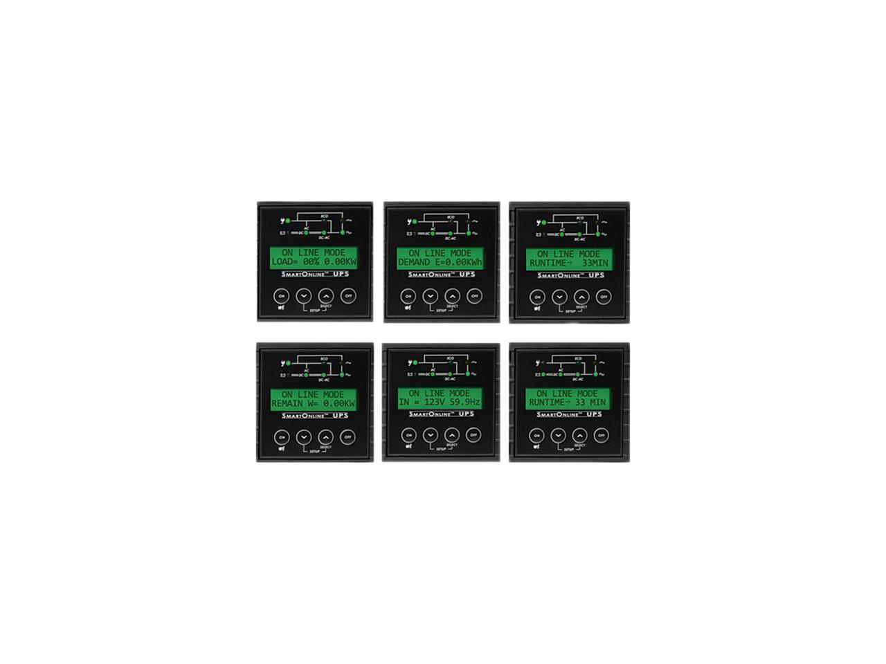 TRIPP LITE SmartOnline SU3000RTXLCD2U 3000 VA 2700 Watts 9 Outlets UPS