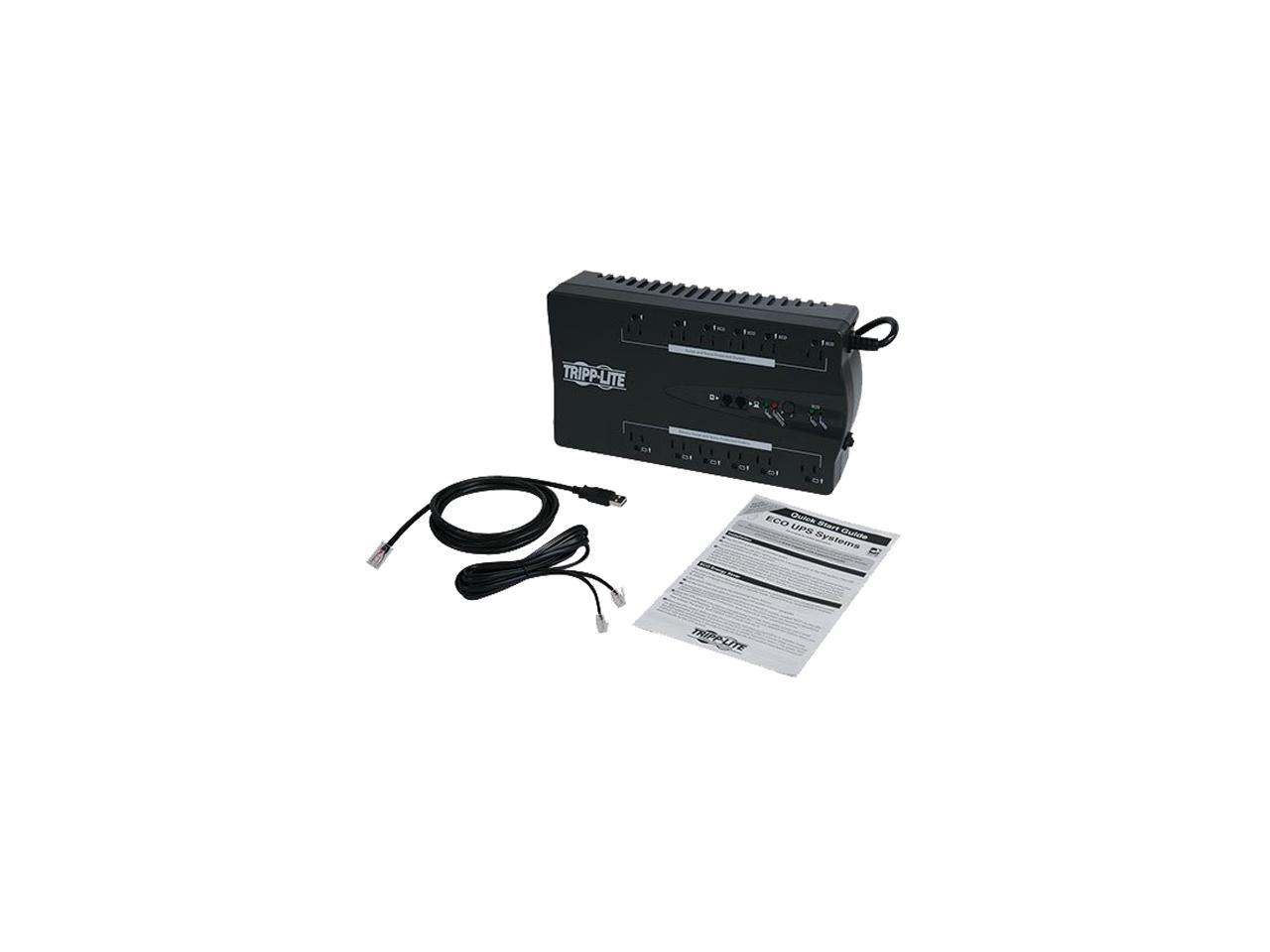 TRIPP LITE ECO900UPSM 900 VA 480 Watts 6 UPS outlets, 6 surge-only outlets Outlets UPS