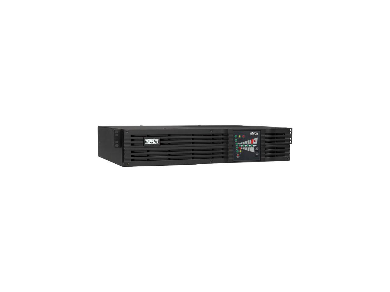 Tripp Lite SmartOnline 120V 1 kVA 800 Watts Double-Conversion UPS, 2U Rack / Tower, Extended Run, Pre-Installed WEBCARDLX Network Interface, USB, DB9 Serial (SU1000RTXL2UN)