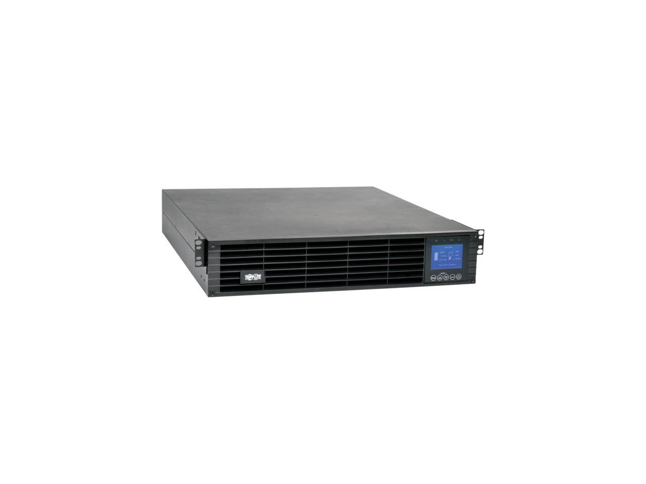 Tripp Lite 3kVA 2.7kW Smart Online UPS, Double Conversion 208/240V, Extended Run, 2U Rack Mount, Energy Star, LCD, USB, DB9 (SU3000LCD2UHV)