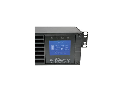 Tripp Lite 3kVA 2.7kW Smart Online UPS, Double Conversion 208/240V, Extended Run, 2U Rack Mount, Energy Star, LCD, USB, DB9 (SU3000LCD2UHV)