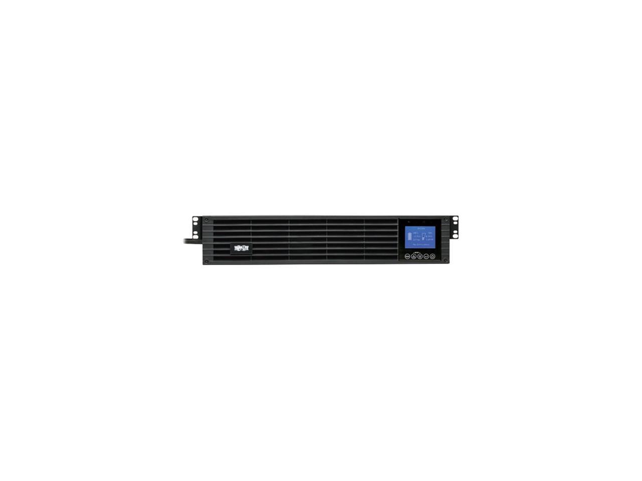 Tripp Lite Smart Online 2.2kVA UPS Back Up, Sine Wave, 208 / 230V 1.98kW Double-Conversion, Extended Run, 2U, LCD, USB, DB9, ENERGY STAR (SUINT2200LCD2U)