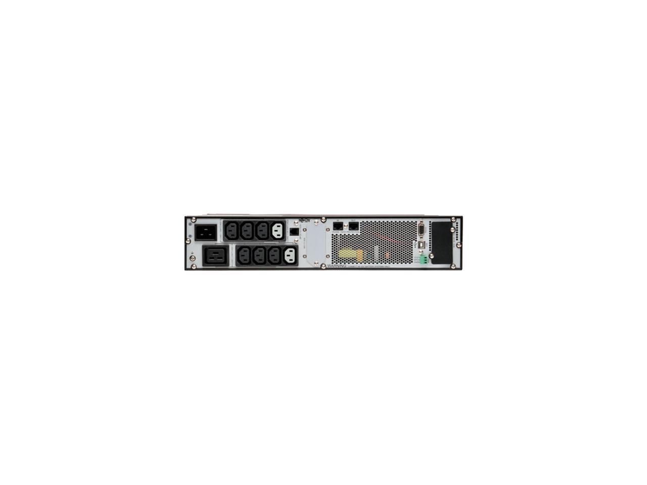 Tripp Lite Smart Online 2.2kVA UPS Back Up, Sine Wave, 208 / 230V 1.98kW Double-Conversion, Extended Run, 2U, LCD, USB, DB9, ENERGY STAR (SUINT2200LCD2U)
