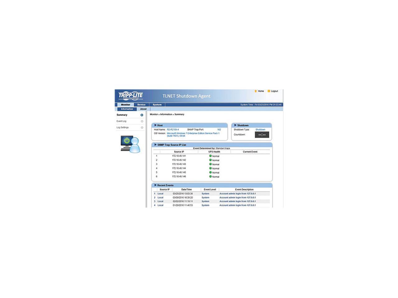 UPS Web Management Accessory Card SNMP Remote Monitoring