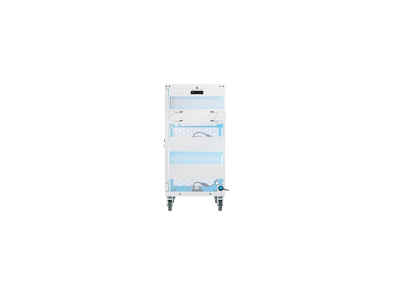 TRIPP LITE CSC32ACWHG 32 Outlets Multi-Device UV Charging Cart, Hospital-Grade
