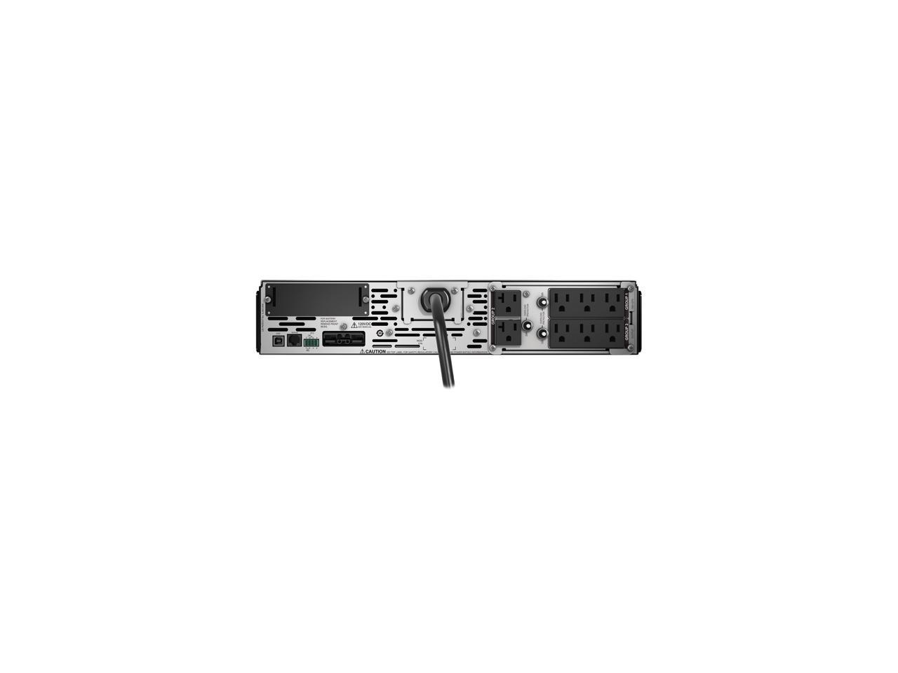 APC UPS, 2200 VA Smart-UPS Sine Wave UPS Battery Backup with Extended Run Option, 2U Rackmount/Tower Convertible, Line-Interactive, 120V (SMX2200RMLV2U)