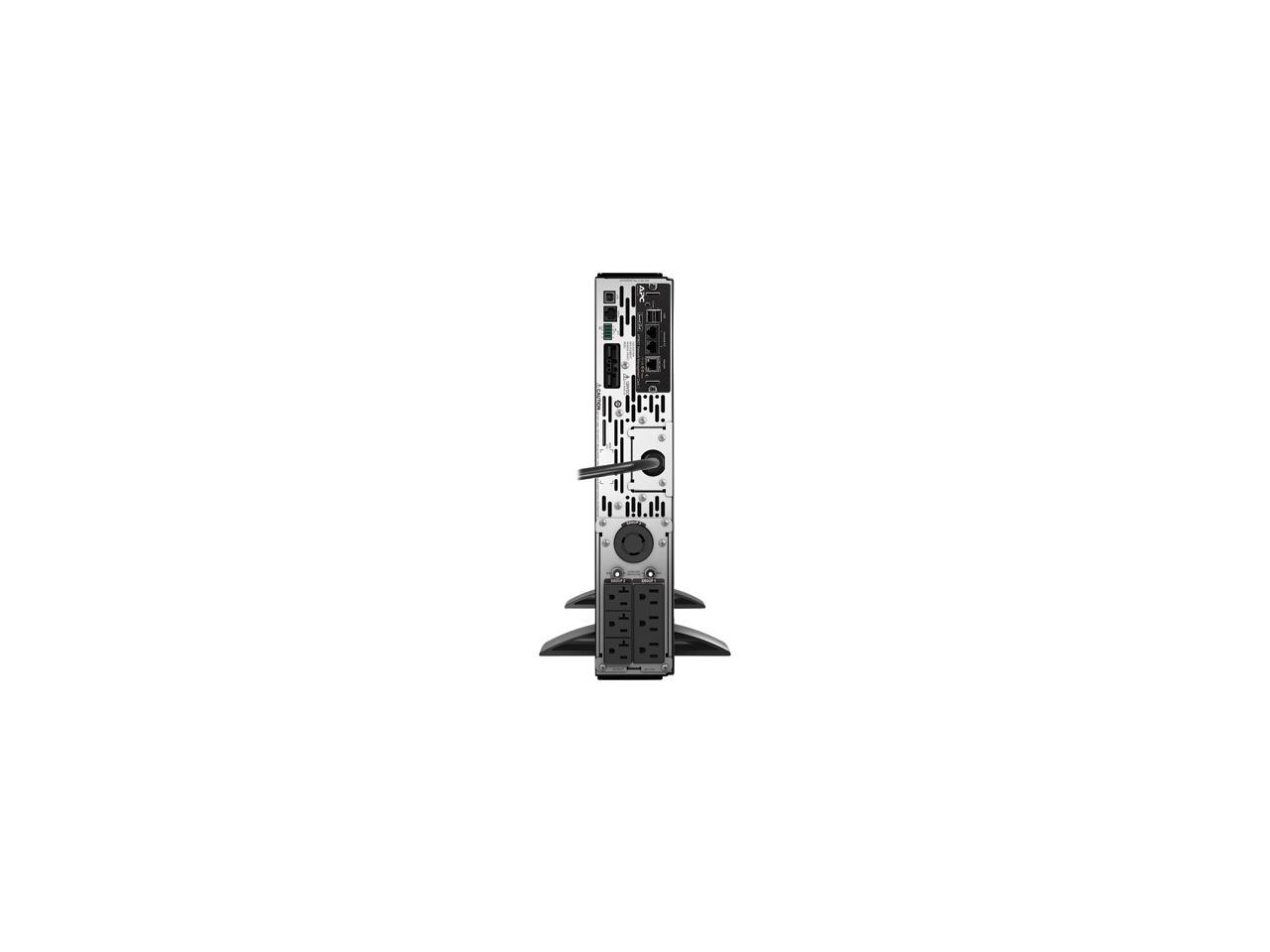 APC UPS, 3000 VA Smart-UPS Sine Wave UPS Battery Backup with Extended Run Option, Network Management Card, 2U Rackmount/Tower Convertible, Line-Interactive, 120V (SMX3000RMLV2UNC)