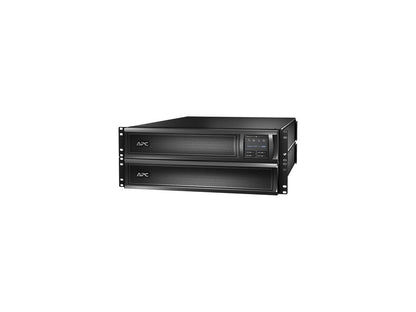 APC UPS, 2000 VA Smart-UPS Sine Wave UPS Battery Backup with Extended Run Option, Network Management Card, 2U Rackmount/Tower Convertible, Line-Interactive, 120V (SMX2000RMLV2UNC)
