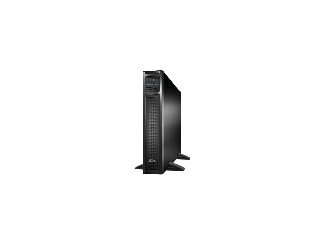 APC UPS, 2000 VA Smart-UPS Sine Wave UPS Battery Backup with Extended Run Option, Network Management Card, 2U Rackmount/Tower Convertible, Line-Interactive, 120V (SMX2000RMLV2UNC)
