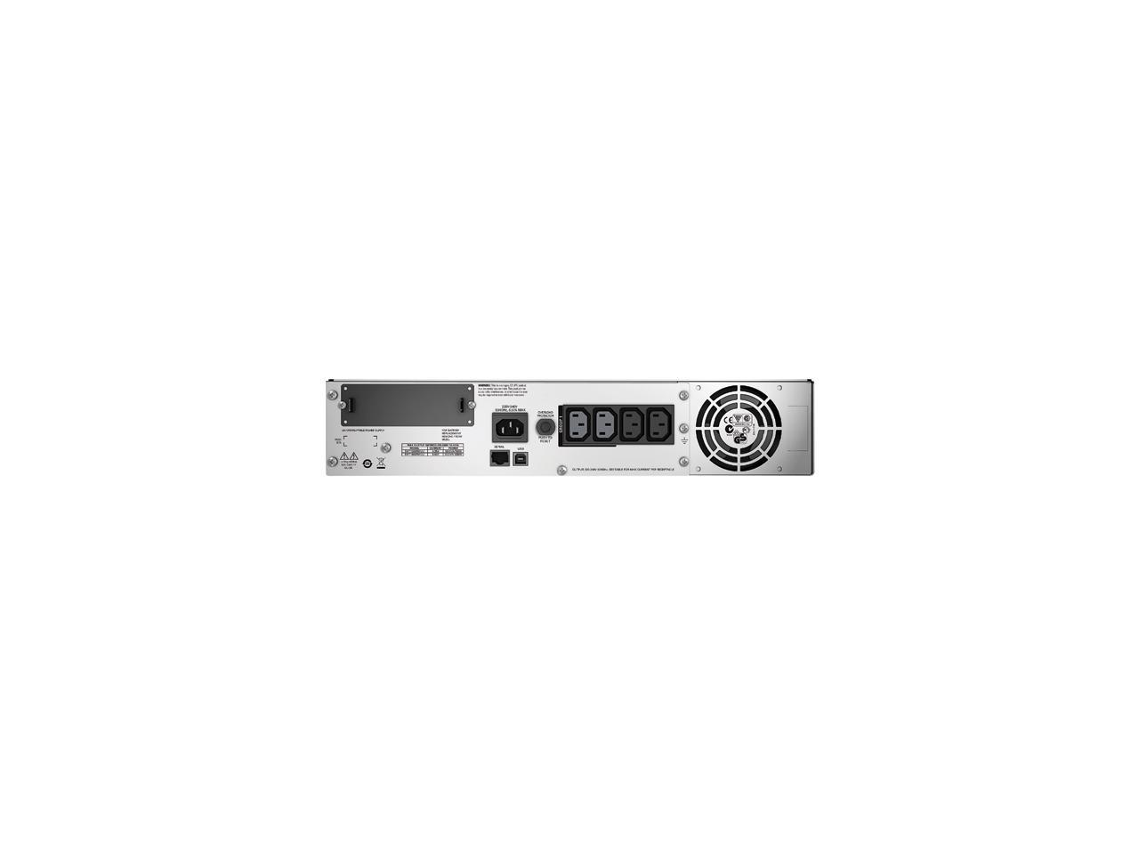 APC SMT1500RMI2U Smart-UPS 1500 VA Rack-mountable UPS European Version - 240V