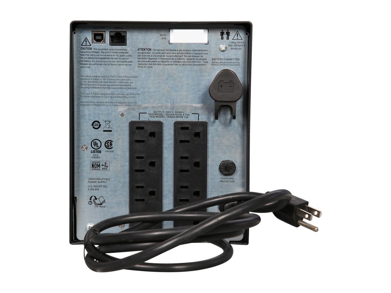 APC SMC1500 1440VA 900W UPS