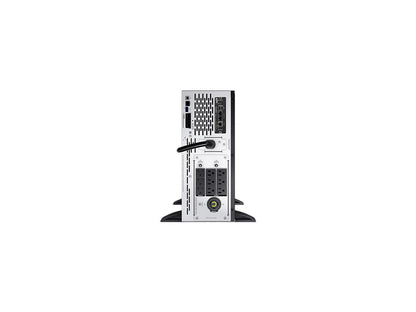 APC UPS, 3000 VA Smart-UPS Sine Wave, Short Depth UPS Battery Backup with Extended Run Option, Network Management Card, Tower/4U Rack Convertible, Line-Interactive, 120V (SMX3000LVNC)