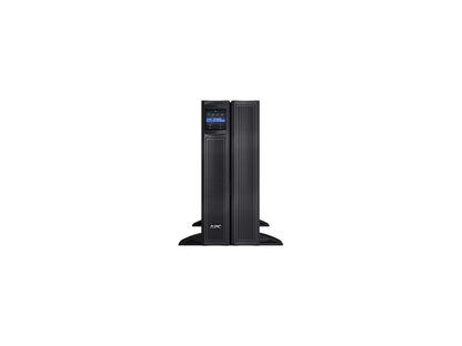 APC UPS, 3000 VA Smart-UPS Sine Wave, Short Depth UPS Battery Backup with Extended Run Option, Network Management Card, Tower/4U Rack Convertible, Line-Interactive, 120V (SMX3000LVNC)