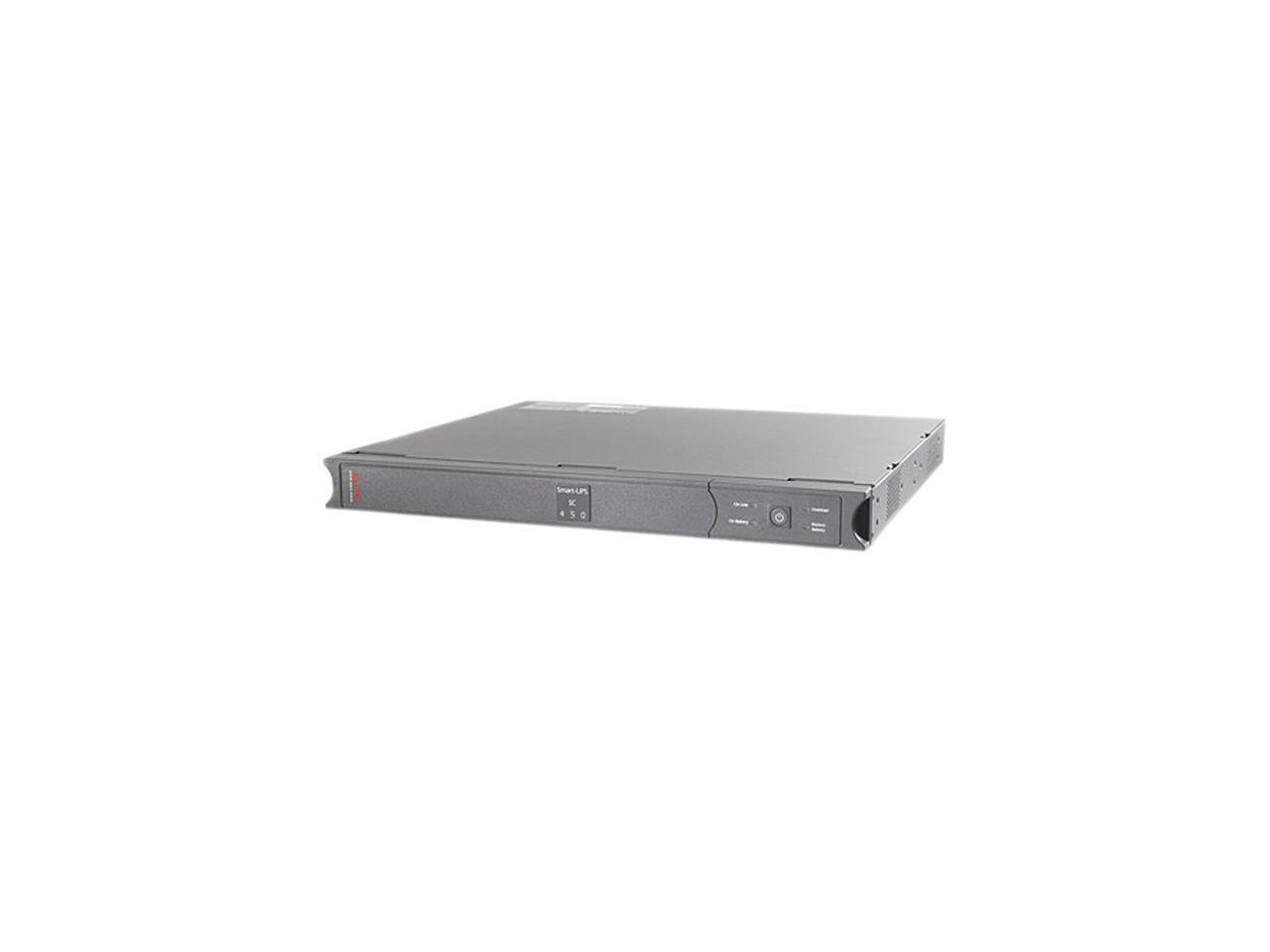 APC Smart-UPS SC SC450R1X542 450 VA 280 Watts 4 Outlets UPS w/Network Management Card