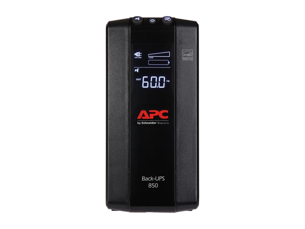 APC BX850M Back-UPS Pro 850 VA 510 Watts 8 Outlets Uninterruptible Power Supply (UPS)