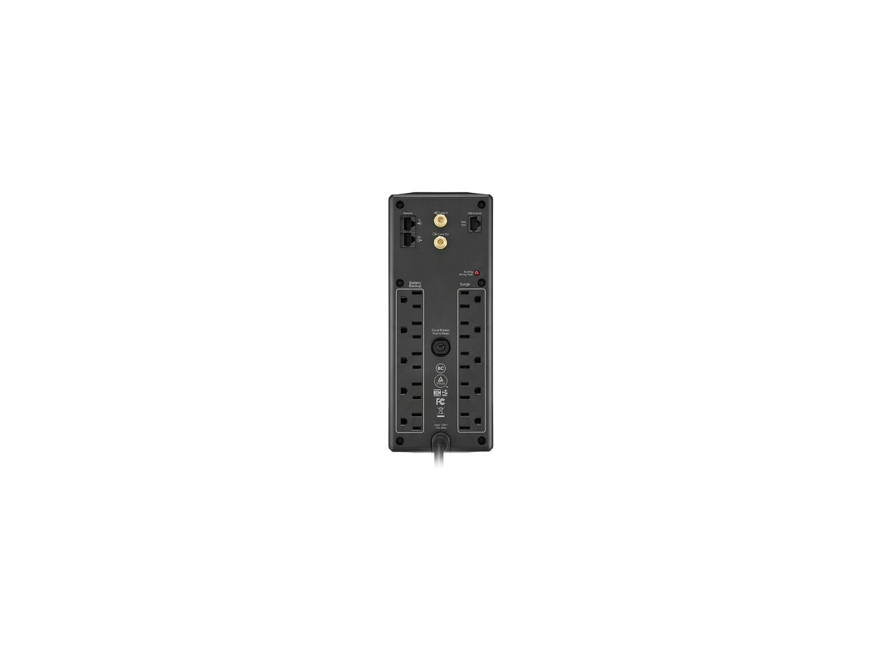 APC BX1350M Back-UPS Pro 1350 VA 810 Watts 10 Outlets Uninterruptible Power Supply (UPS)