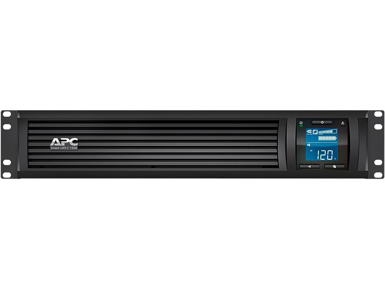 APC SMC1500-2UC 1440 VA 900 Watts 6 Outlets Pure Sinewave Smart-UPS with SmartConnect (Replaces SMC1500-2U)