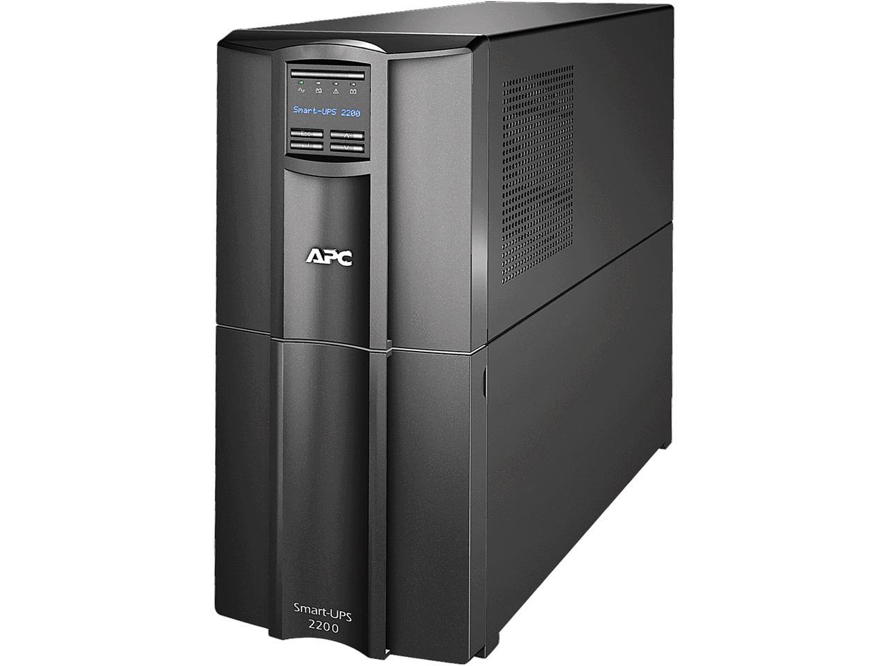 APC SMT2200C 2200 VA 1980 Watts 10 Outlets Pure Sinewave Smart-UPS with SmartConnect (Replaces SMT2200)