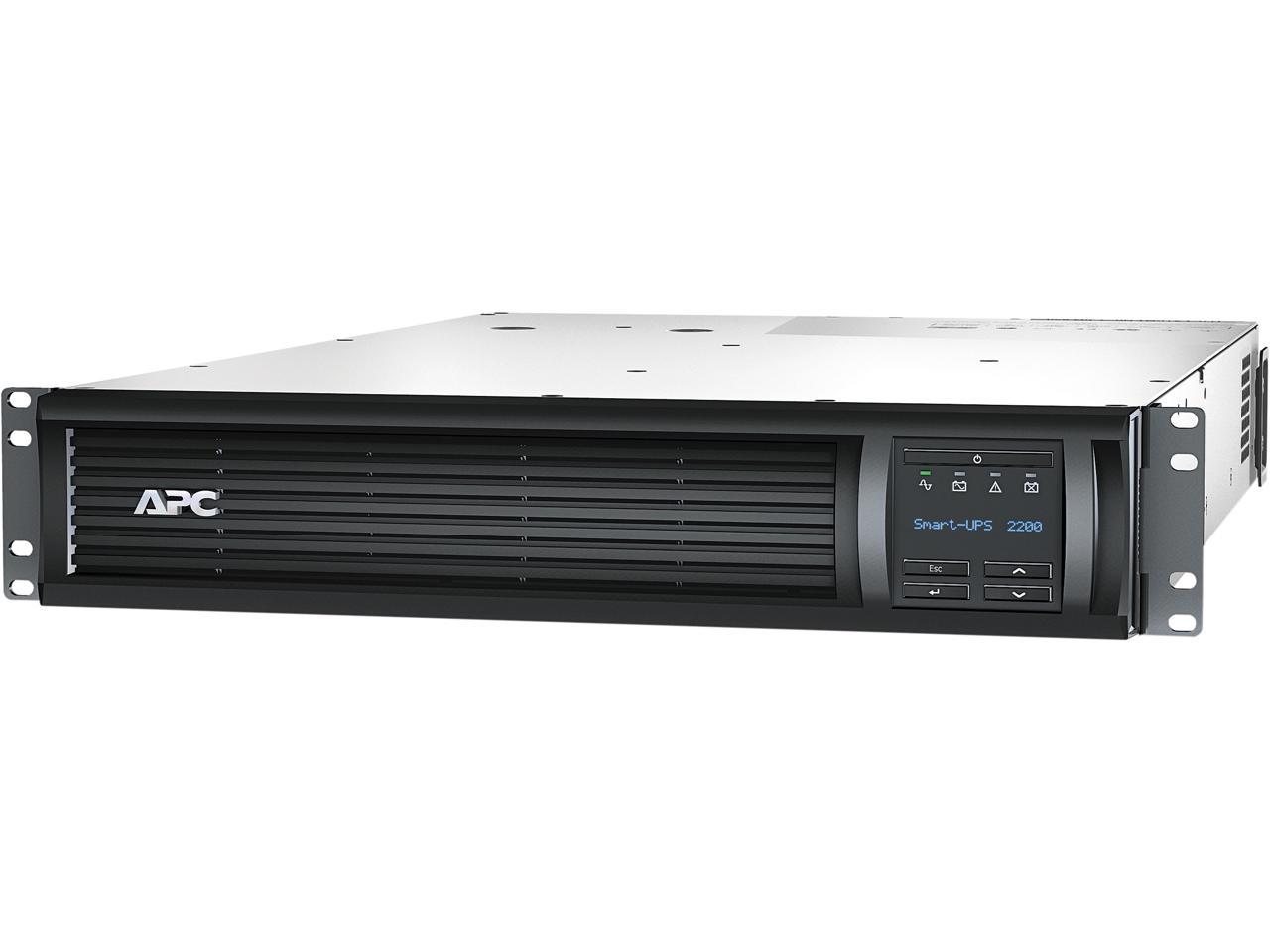 APC SMT2200RM2UC 2200 VA 1980 Watts 8 Outlets Pure Sinewave Smart-UPS with SmartConnect (Replaces SMT2200RM2U)