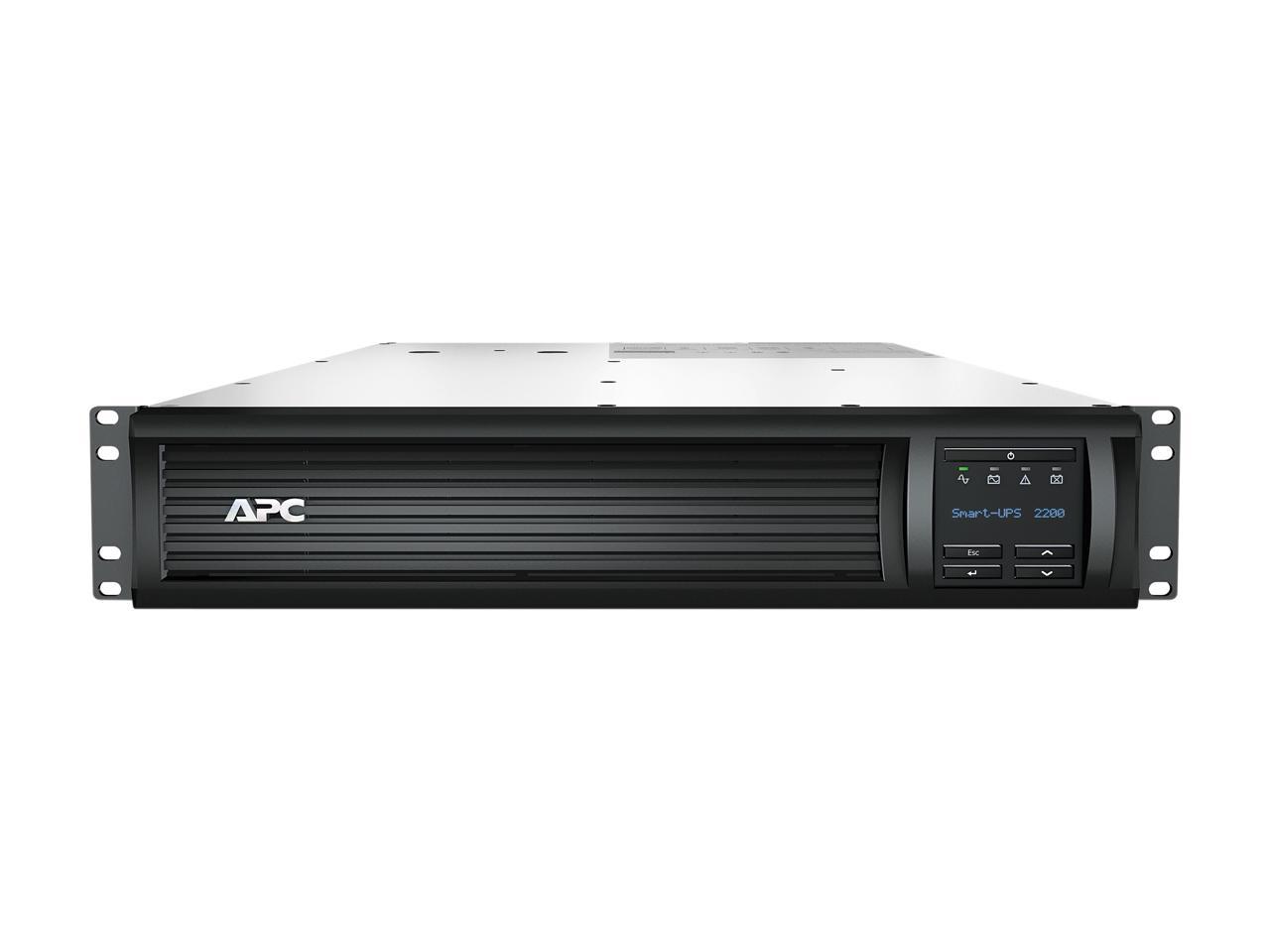 APC SMT2200RM2UC 2200 VA 1980 Watts 8 Outlets Pure Sinewave Smart-UPS with SmartConnect (Replaces SMT2200RM2U)