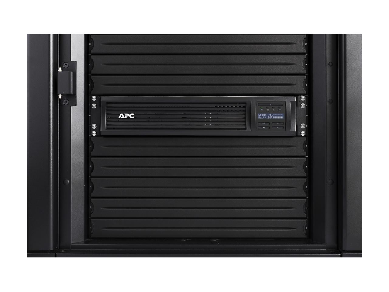 APC SMT2200RM2UC 2200 VA 1980 Watts 8 Outlets Pure Sinewave Smart-UPS with SmartConnect (Replaces SMT2200RM2U)