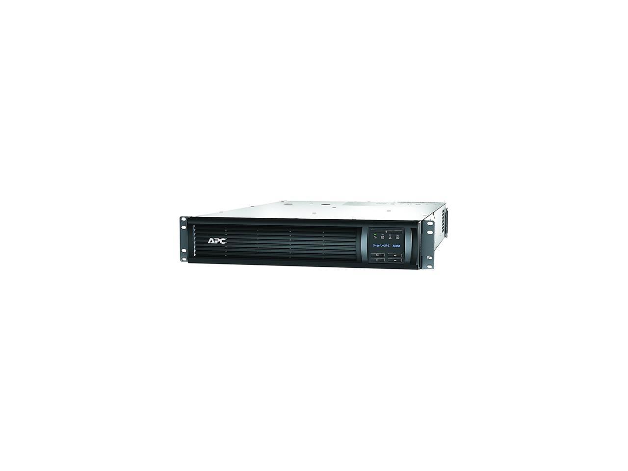 APC SMT3000RM2UC 3000 VA 2700 Watts 8 Outlets Pure Sinewave Smart-UPS with SmartConnect (Replaces SMT3000RM2U)