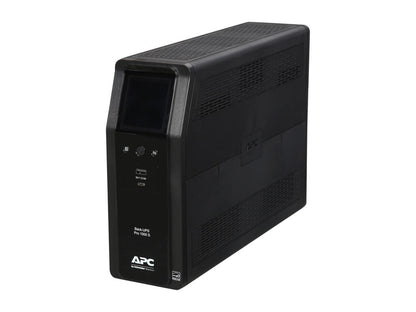 APC BR1000MS 1000 VA Pure SineWave 10 Outlets 2 USB Charging Ports Back-UPS Pro Battery Backup